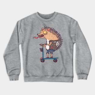 Punk Hedgehog Crewneck Sweatshirt